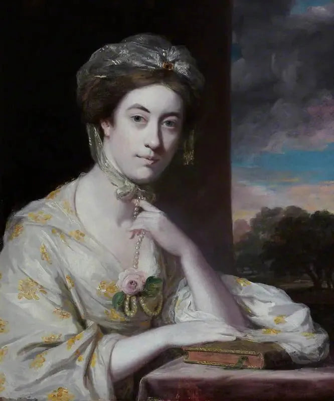 Mme John Hope, 1742 - 1767. - Joshua Reynolds image 1 copie de tableau peinte à la main