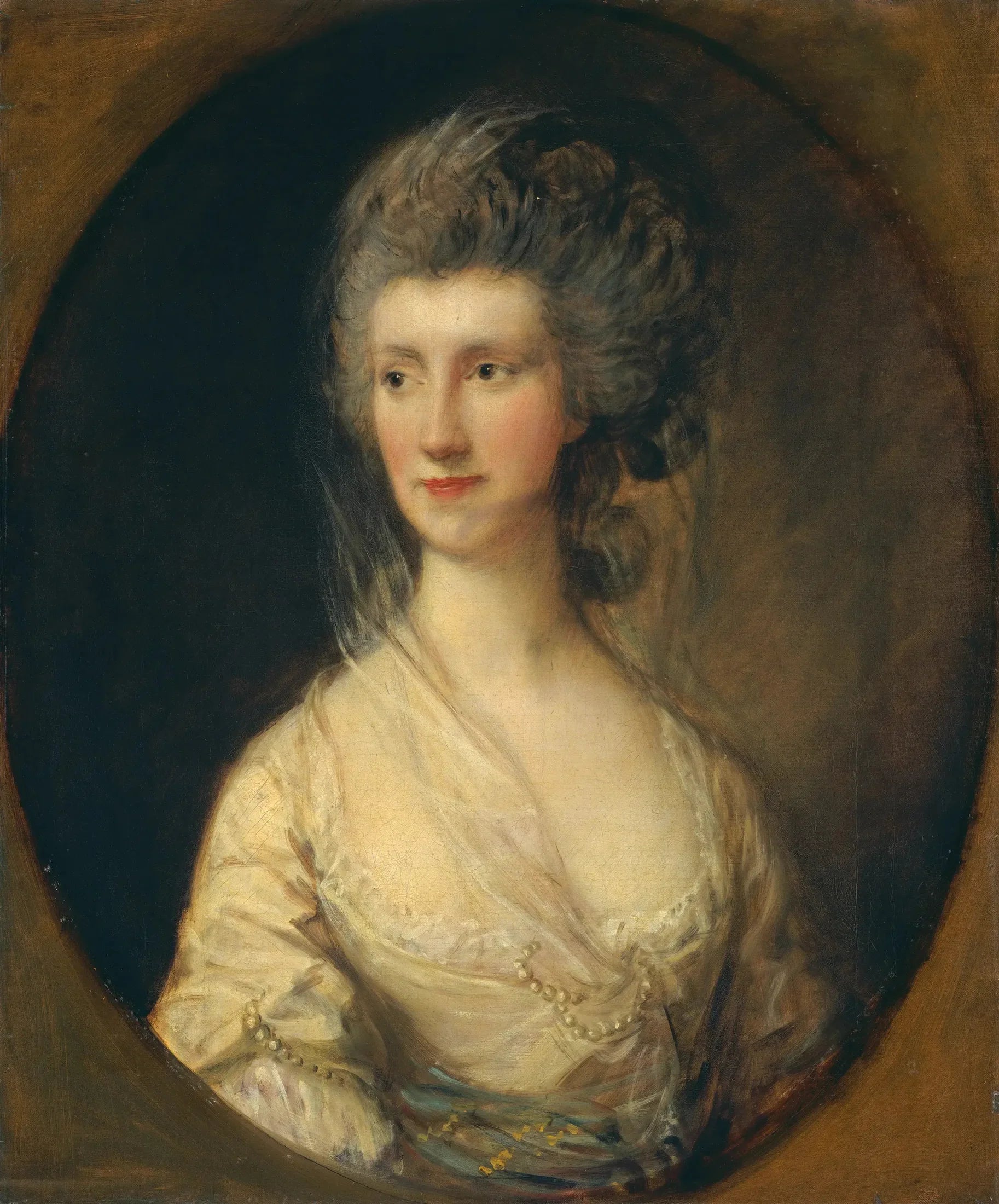 Mme John Taylor - Thomas Gainsborough image 1 copie de tableau peinte à la main