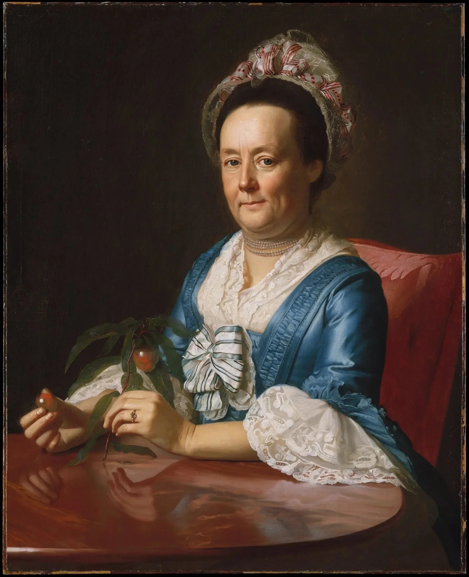 Mme John Winthrop - John Singleton Copley image 1 tableau peint à l’huile sur toile