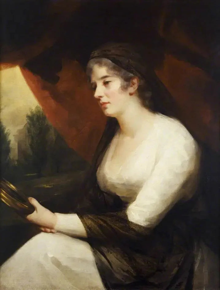 Mme Johnstone dans le rôle de « Contemplation » - Henry Raeburn image 1 reproduction d’œuvre d’art à l’huile
