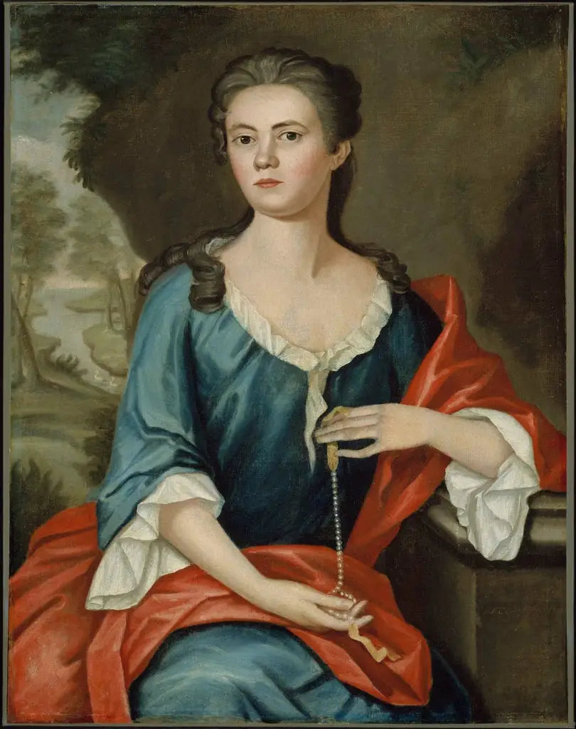 Mme Joseph Mann (Bethia Torrey) - John Singleton Copley image 1 reproduction artisanale de tableau