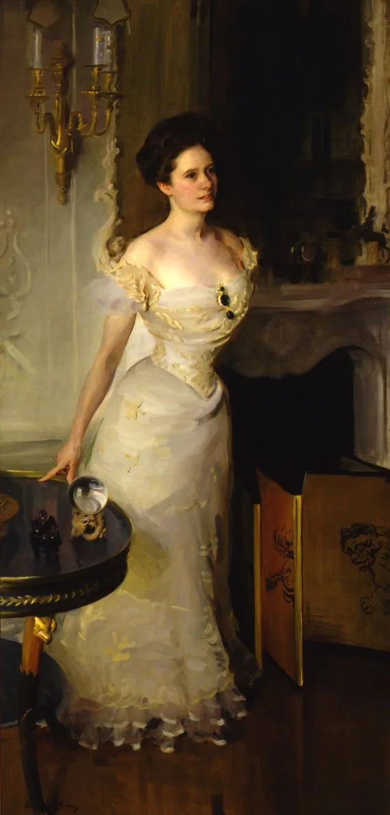 Mme Larz Anderson - Cecilia Beaux image 1 copie de tableau peinte à la main