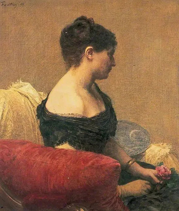 Mme Léon Maître - Henri Fantin-Latour image 1 copie de tableau peinte à la main