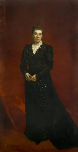 Mme Leonard Lewisohn (Rosalie Jacobs) - Carolus-Duran image 1 reproduction de peinture à l’huile