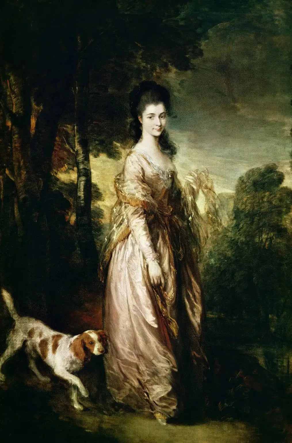 Mme Lowndes-Stone - Thomas Gainsborough image 1 tableau peint à l’huile sur toile