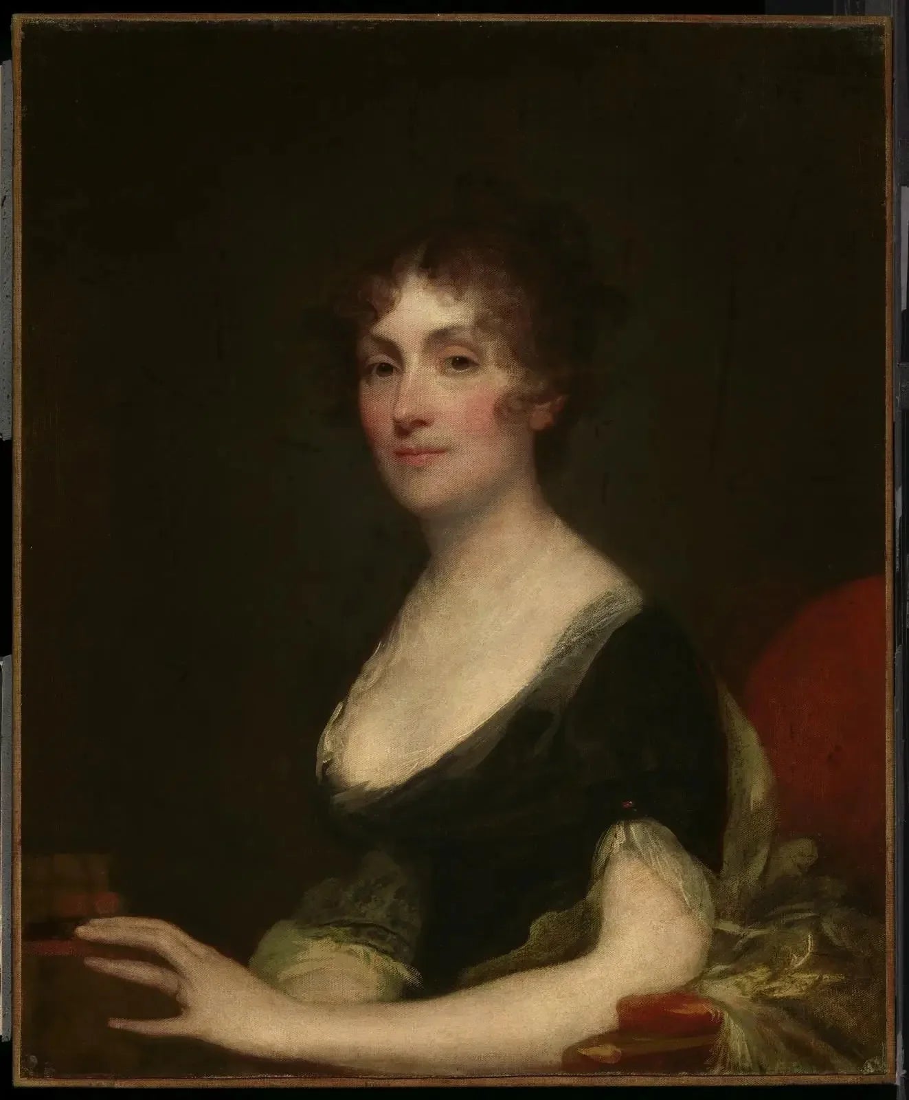 Mme Perez Morton (Sarah Wentworth Apthorp) - Gilbert Stuart image 1 reproduction réalisée par Alpha Reproduction