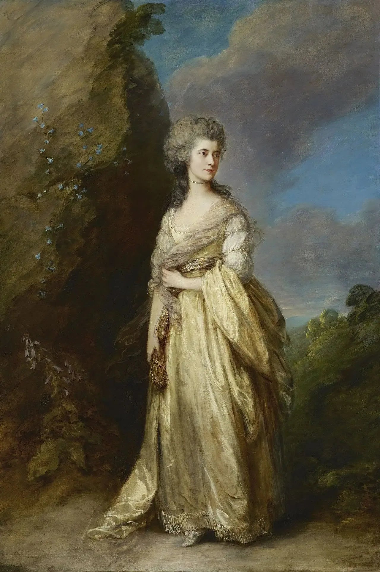 Mme Peter William Baker - Thomas Gainsborough image 1 copie de tableau peinte à la main