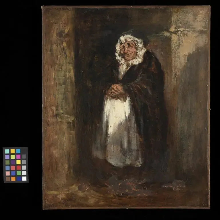 Mme Pipelet, la concierge - Honoré Daumier image 1 reproduction d’œuvre d’art à l’huile