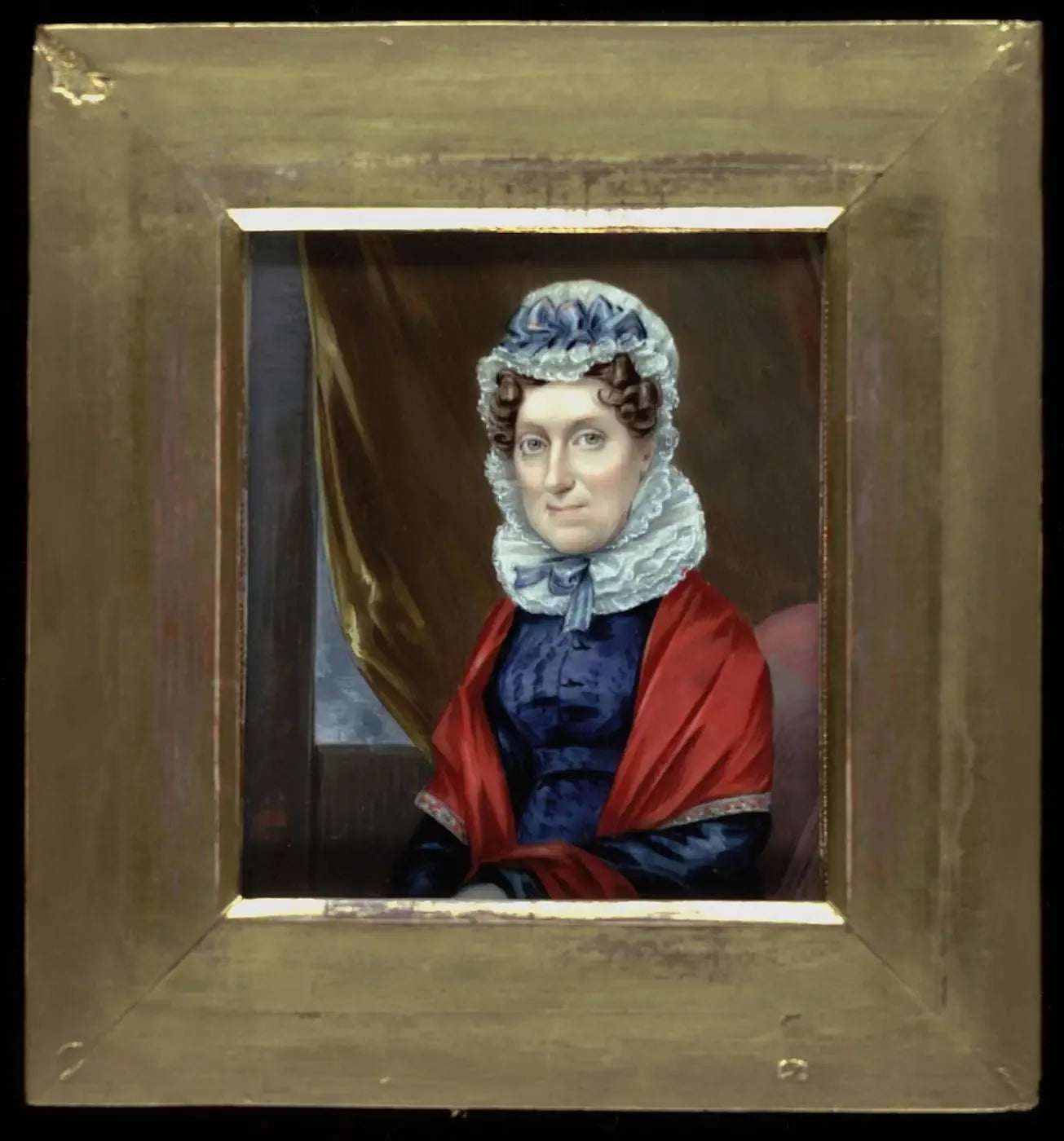 Mme Putnam Catlin (Mary « Polly » Sutton) - George Catlin image 1 tableau peint à l’huile sur toile