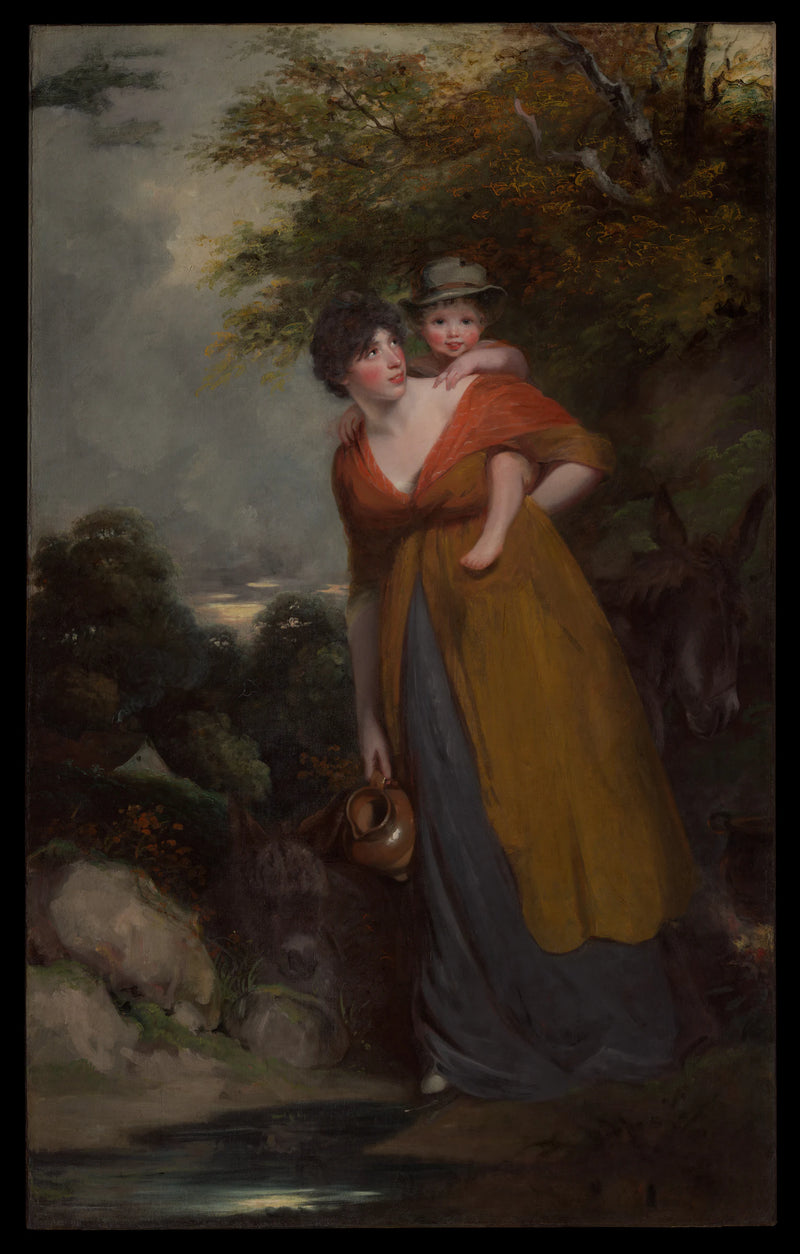 Mme Richard Brinsley Sheridan (Hester Jane Ogle, 1775/76–1817) et son fils (Charles Brinsley Sheridan, 1796–1843) - John Hoppner