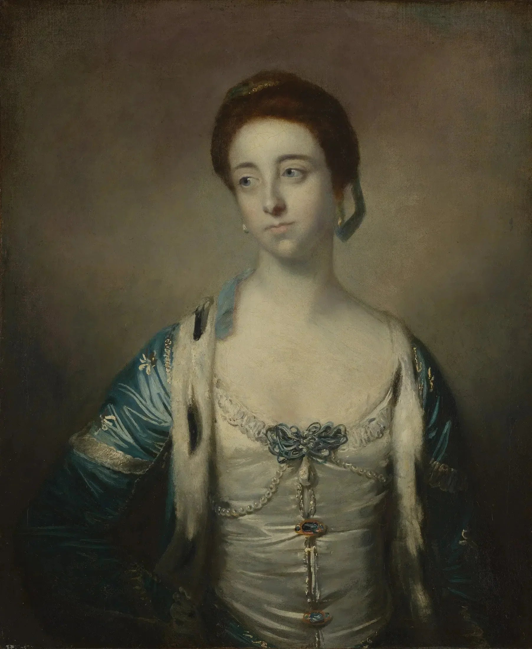 Mme Robert Brudenell - Joshua Reynolds image 1 reproduction artisanale de tableau