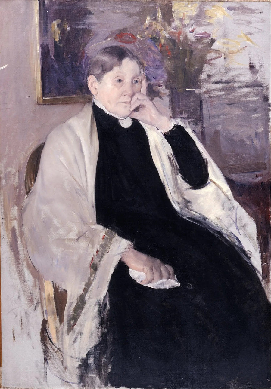 Mme Robert S. Cassatt, la mère de l'artiste - Mary Cassatt