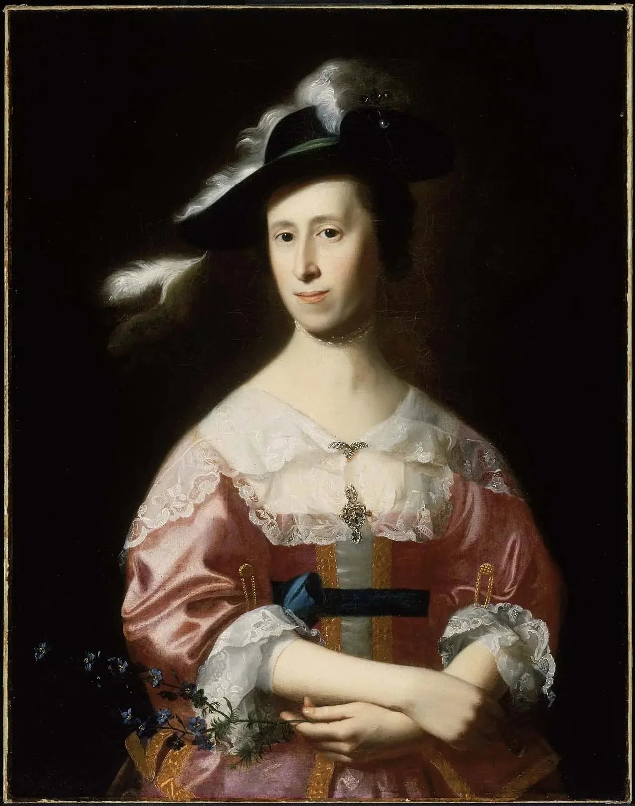 Mme Samuel Quincy (Hannah Hill) - John Singleton Copley image 1 reproduction de peinture à l’huile