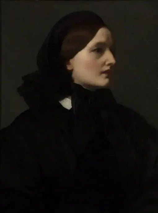 Mme Sutherland Orr (1828–1903) - Frederic Leighton image 1 tableau peint à l’huile sur toile
