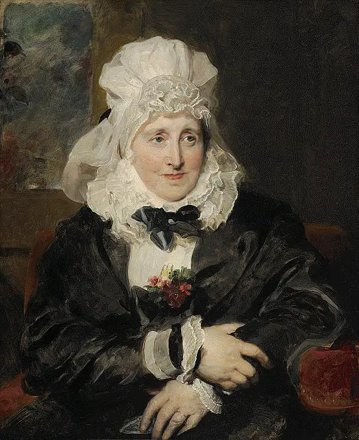 Mme William Lock de Norbury - Thomas Lawrence image 1 tableau peint à l’huile sur toile