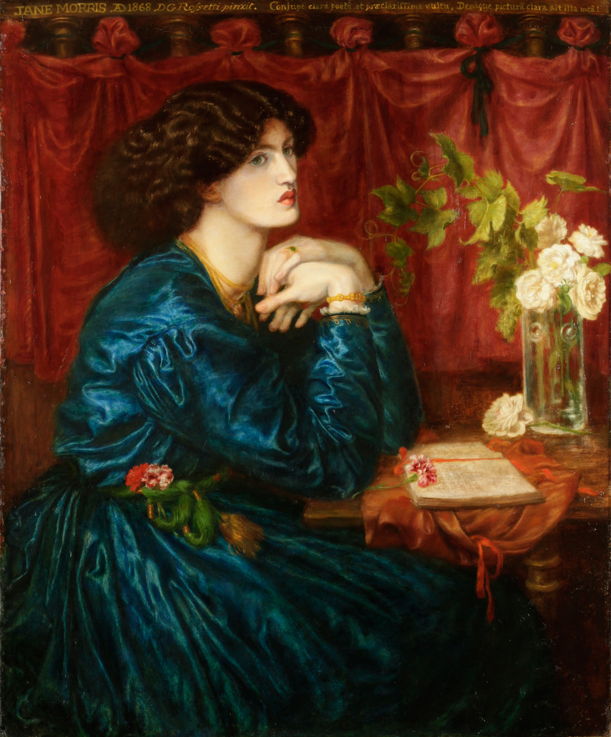 Mme William Morris - Dante Gabriel Rossetti image 1 tableau peint à l’huile sur toile