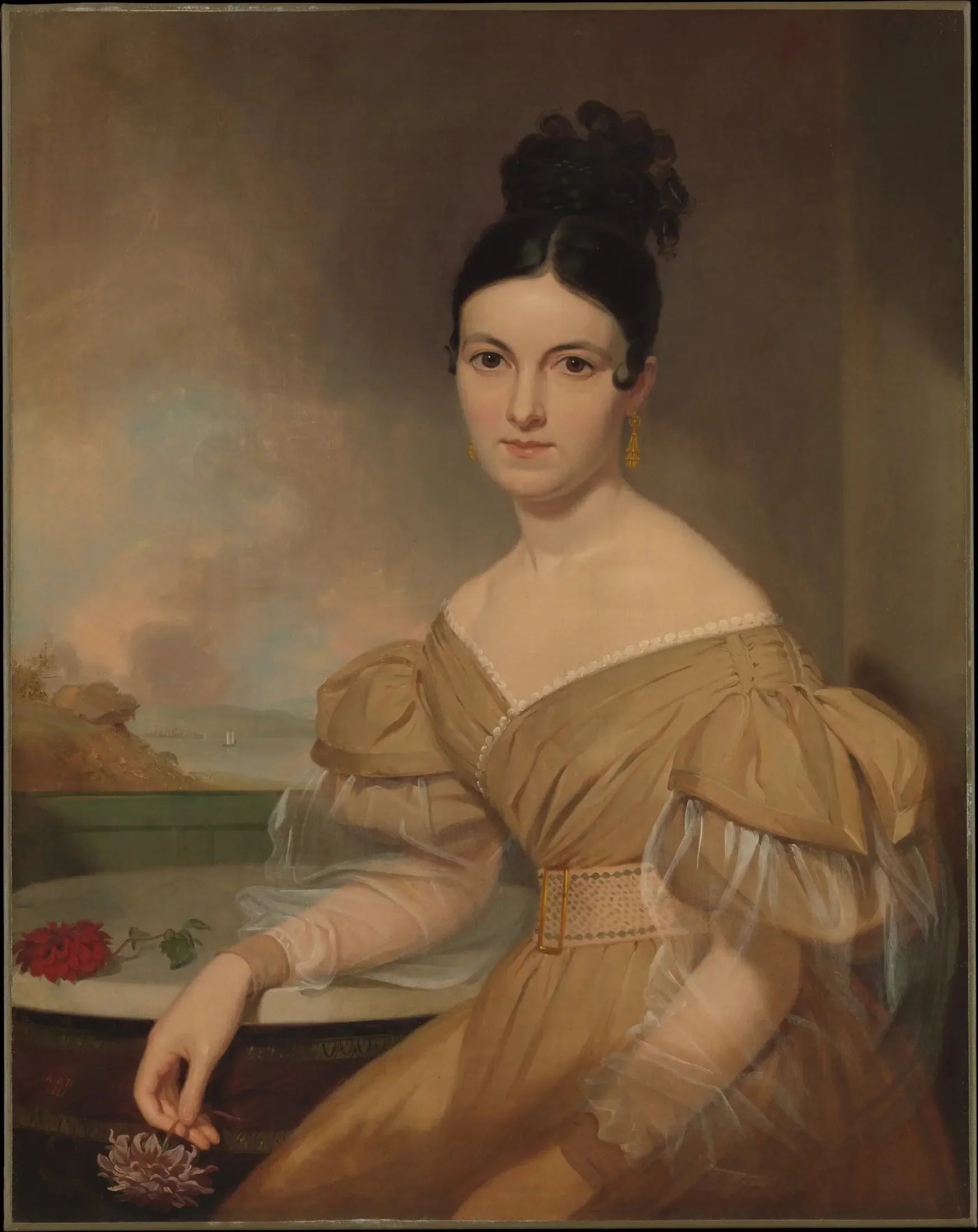 Mme Winfield Scott - Asher Brown Durand image 1 reproduction artisanale de tableau