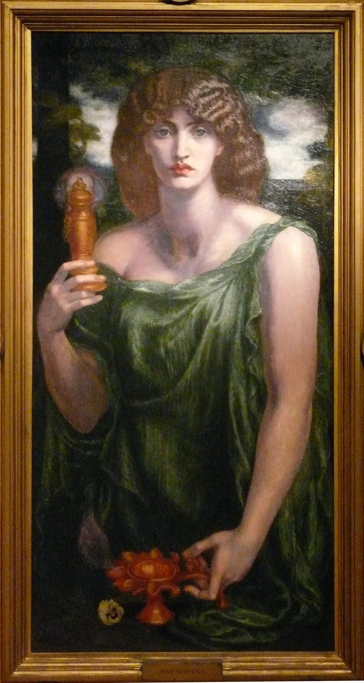 Mnémosyne - Dante Gabriel Rossetti image 1 reproduction de peinture à l’huile