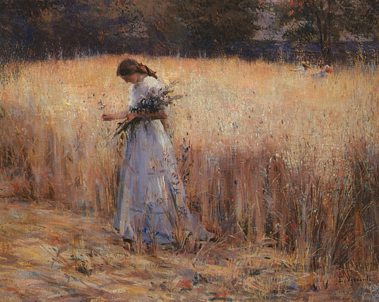 Moça no trigal - Eliseu Visconti image 1 tableau peint à l’huile sur toile