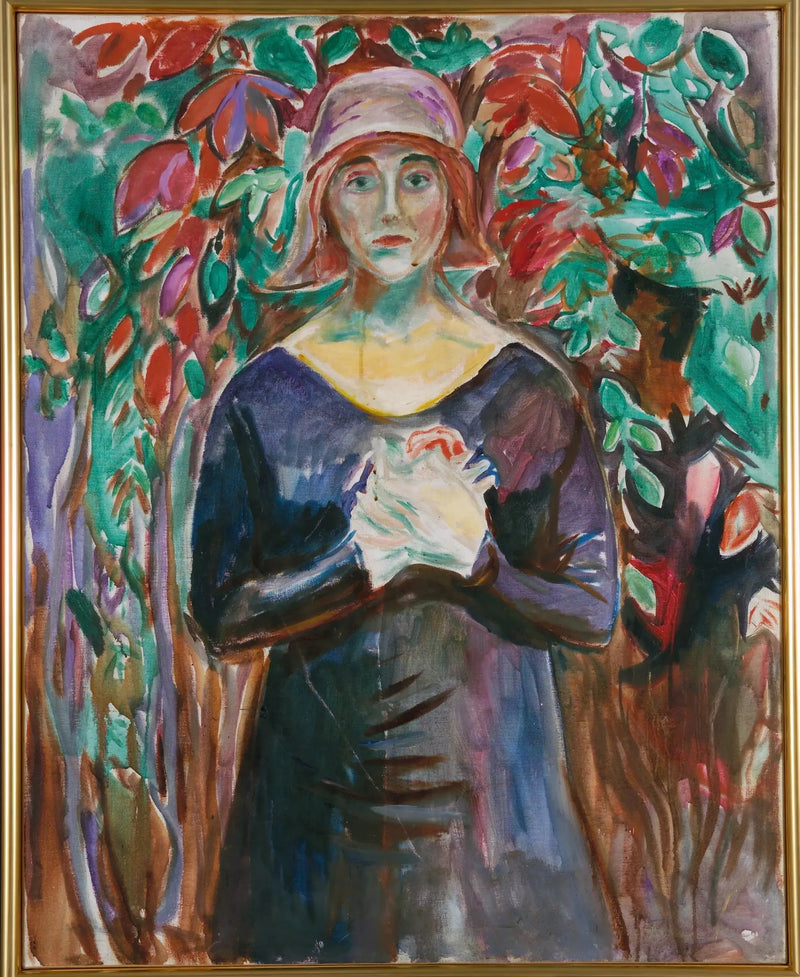 Modèle au jardin - Edvard Munch