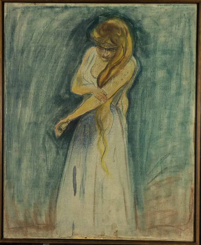 Modèle se grattant les bras - Edvard Munch
