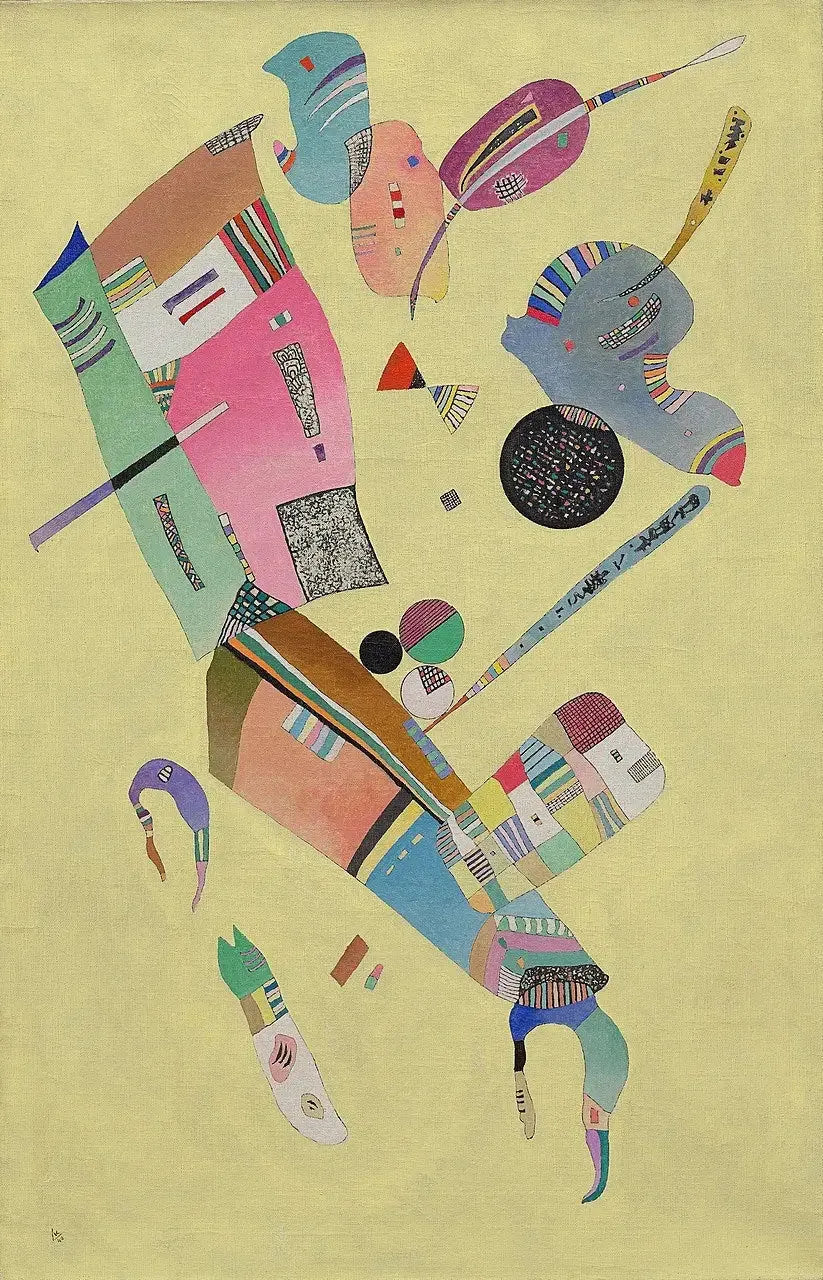 Modération - Vassily Kandinsky image 1 copie de tableau peinte à la main