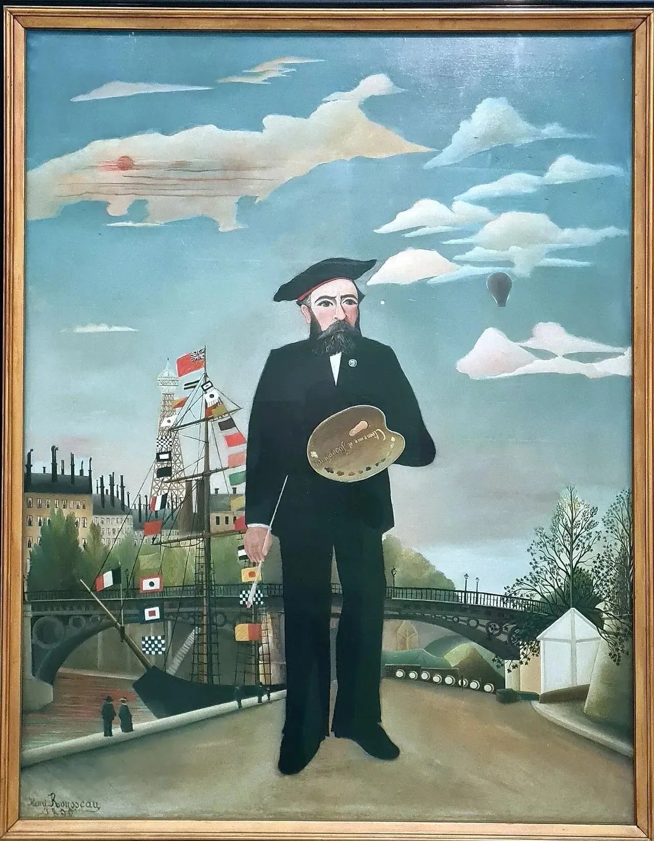 Moi-même - Henri Rousseau image 1 reproduction artisanale de tableau
