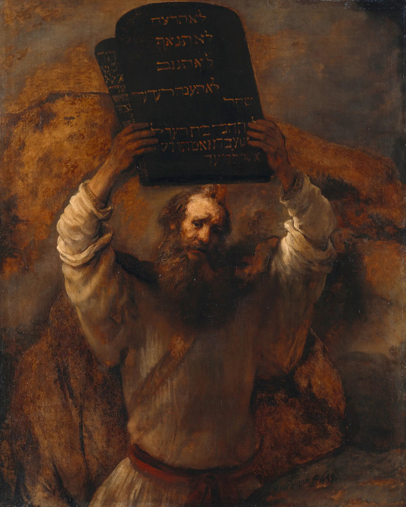 Moïse brisant les Tables de la Loi - Rembrandt