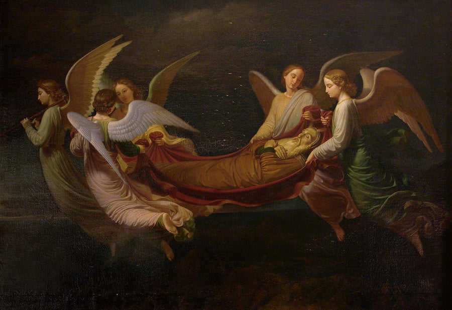 Moïse porté par des anges - Joaquim Espalter Rull