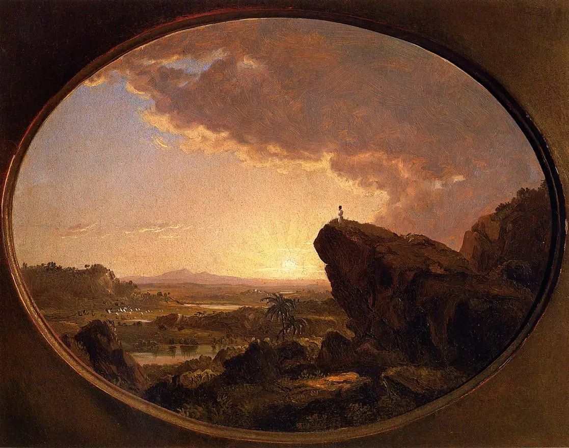 Moïse regardant la Terre promesse - Frederic Edwin Church image 1 copie peinte à la main à l’huile