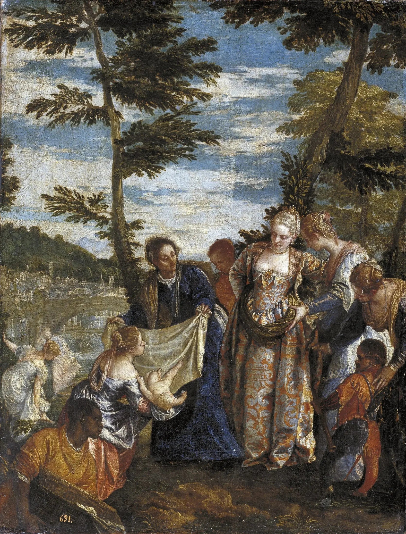Moïse sauvé des eaux - Paul Véronèse image 1 reproduction réalisée par Alpha Reproduction