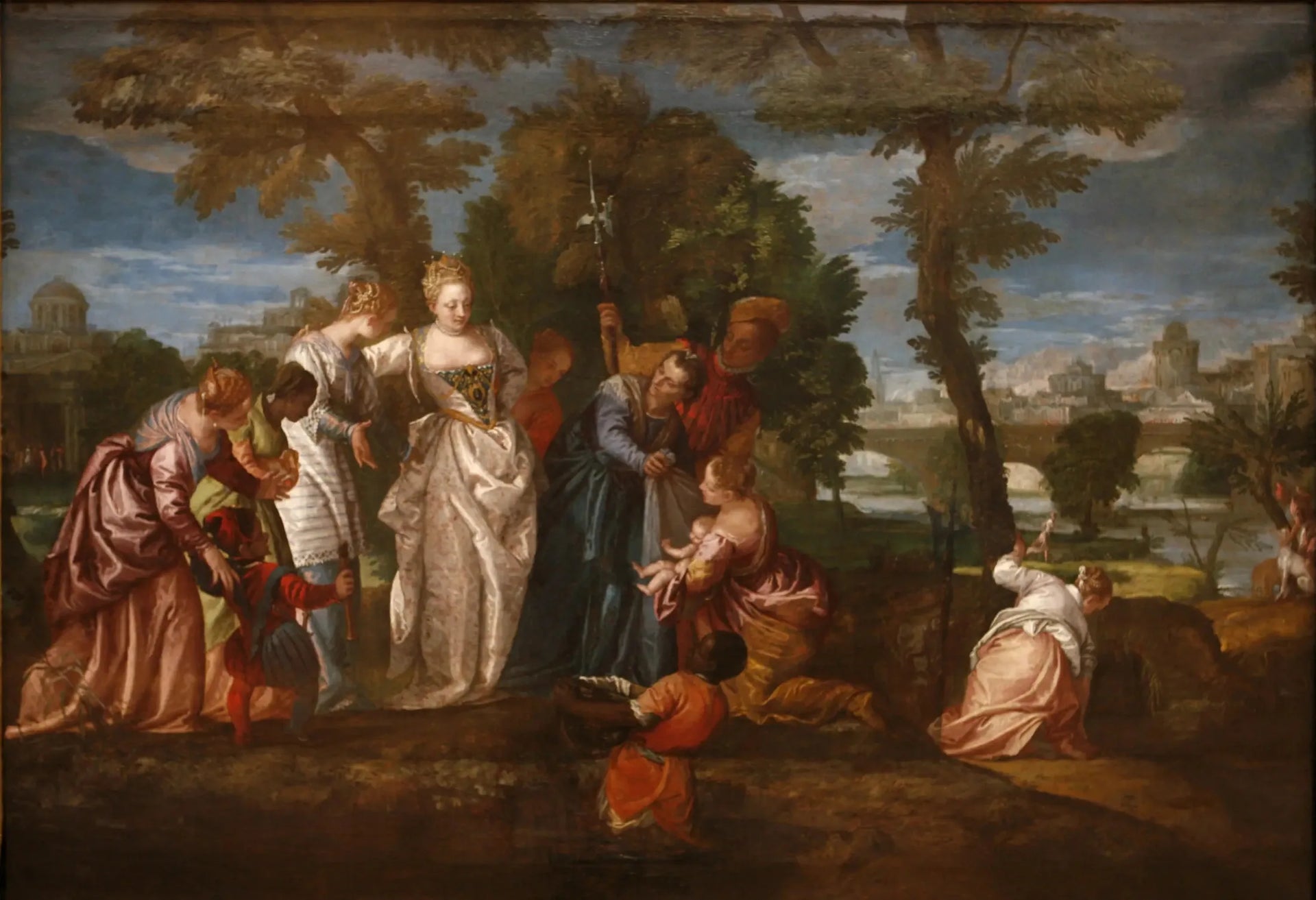 Moïse sauvé des eaux - Paul Véronèse image 1 tableau peint à l’huile sur toile