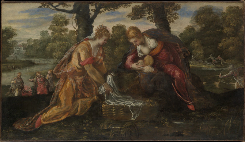 Moïse sauvé des eaux - Jacopo Tintoretto (Jacopo Robusti)