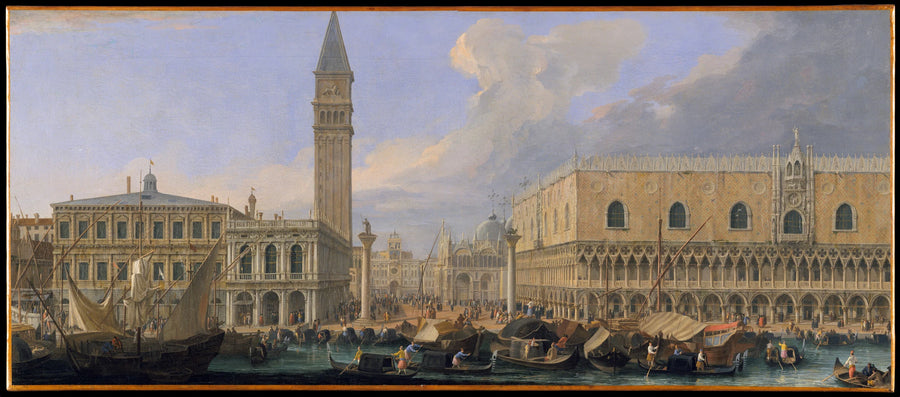 Le Molo, Venise, depuis le Bacino di San Marco - Luca Carlevaris