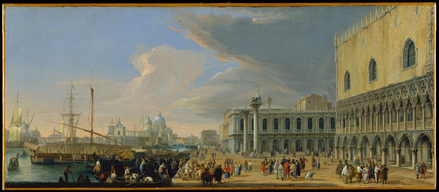 Le Molo, Venise, regardant vers l'ouest - Luca Carlevaris