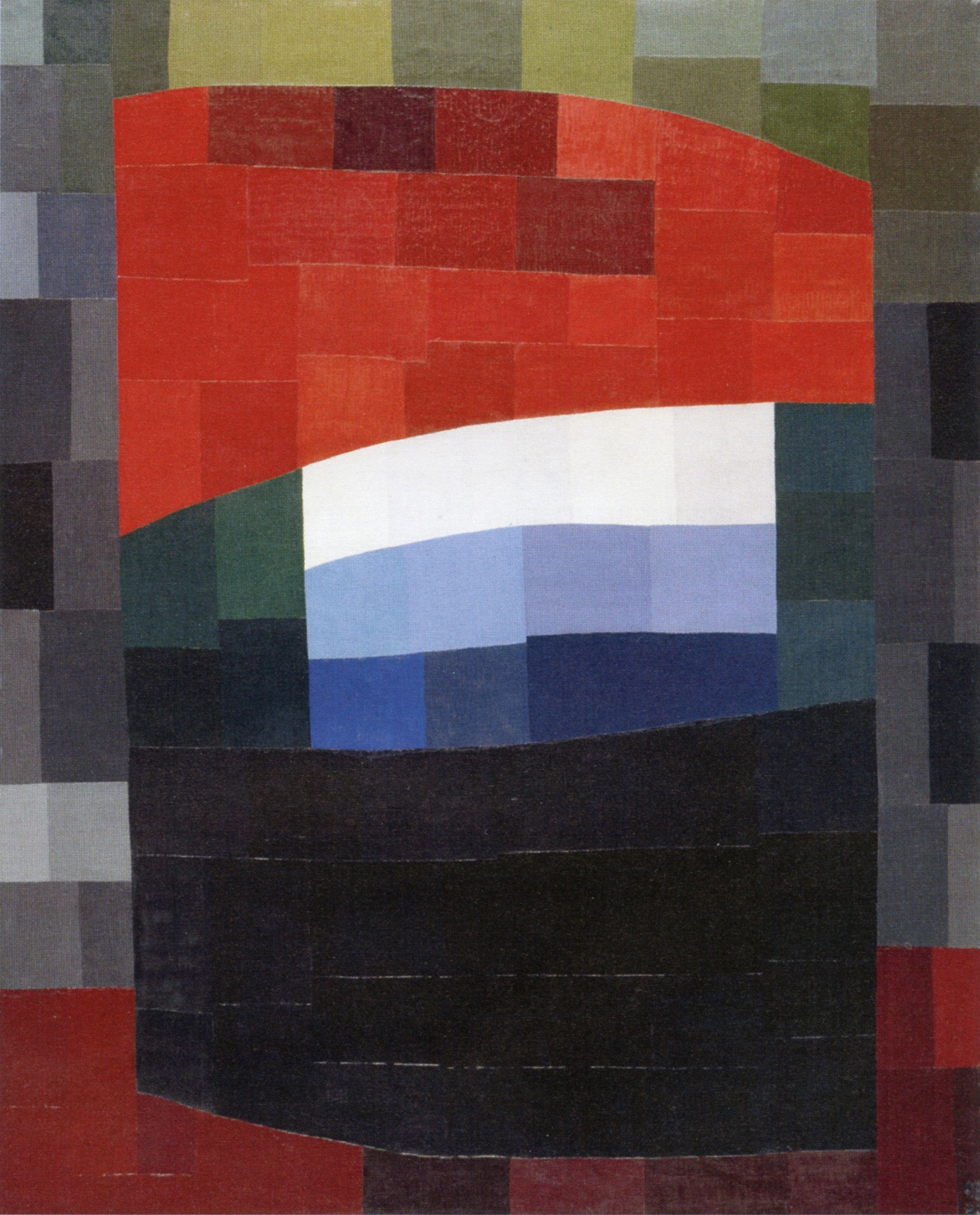 Mon ciel est rouge - Otto Freundlich image 1 tableau peint à l’huile sur toile