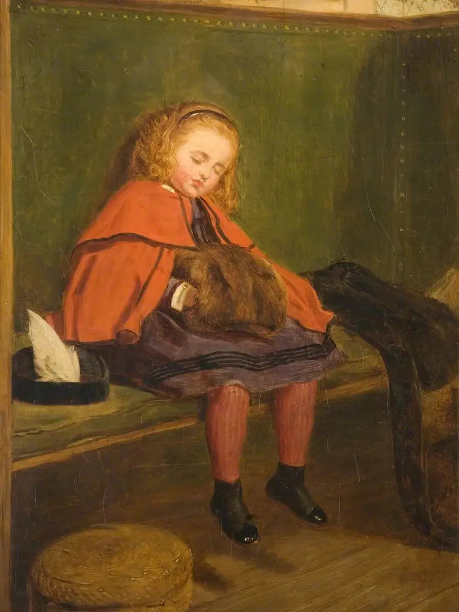 Mon deuxième sermon - John Everett Millais image 1 copie peinte à la main à l’huile
