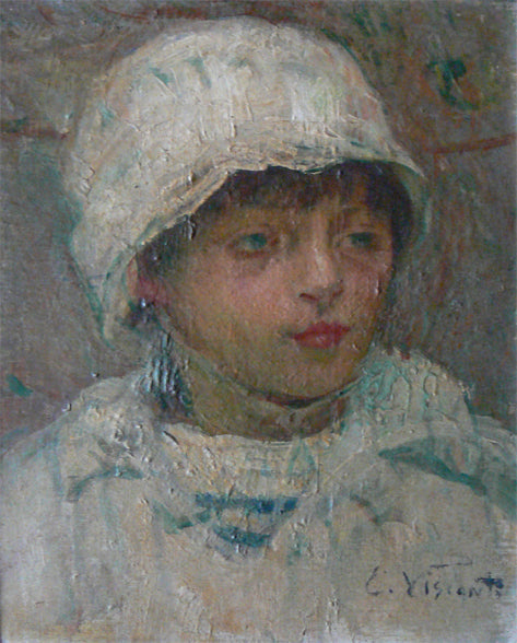 Mon fils Afonso depuis quelques années - Eliseu Visconti image 1 tableau peint à l’huile sur toile