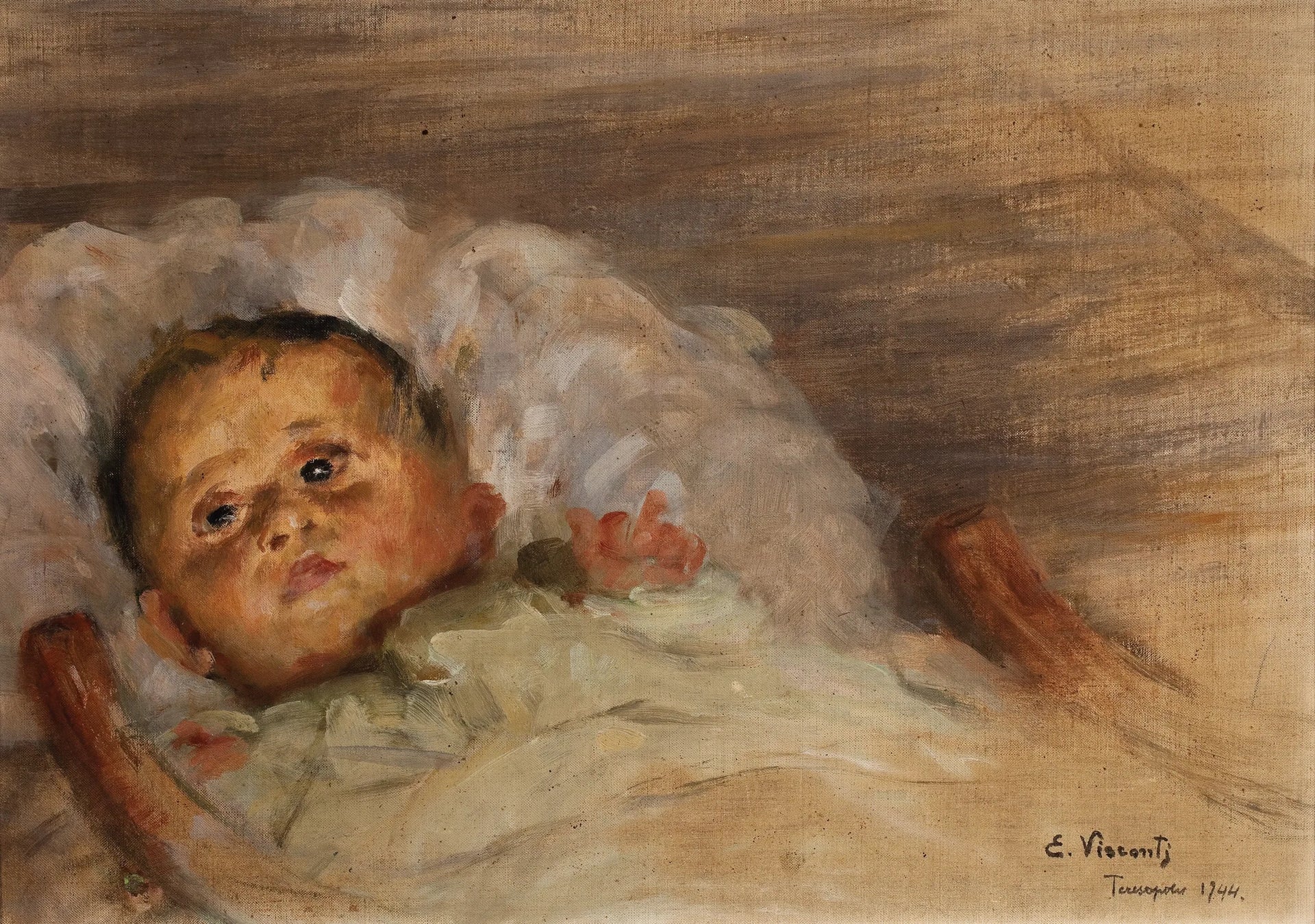 Mon netinho - Eliseu Visconti image 1 copie peinte à la main à l’huile