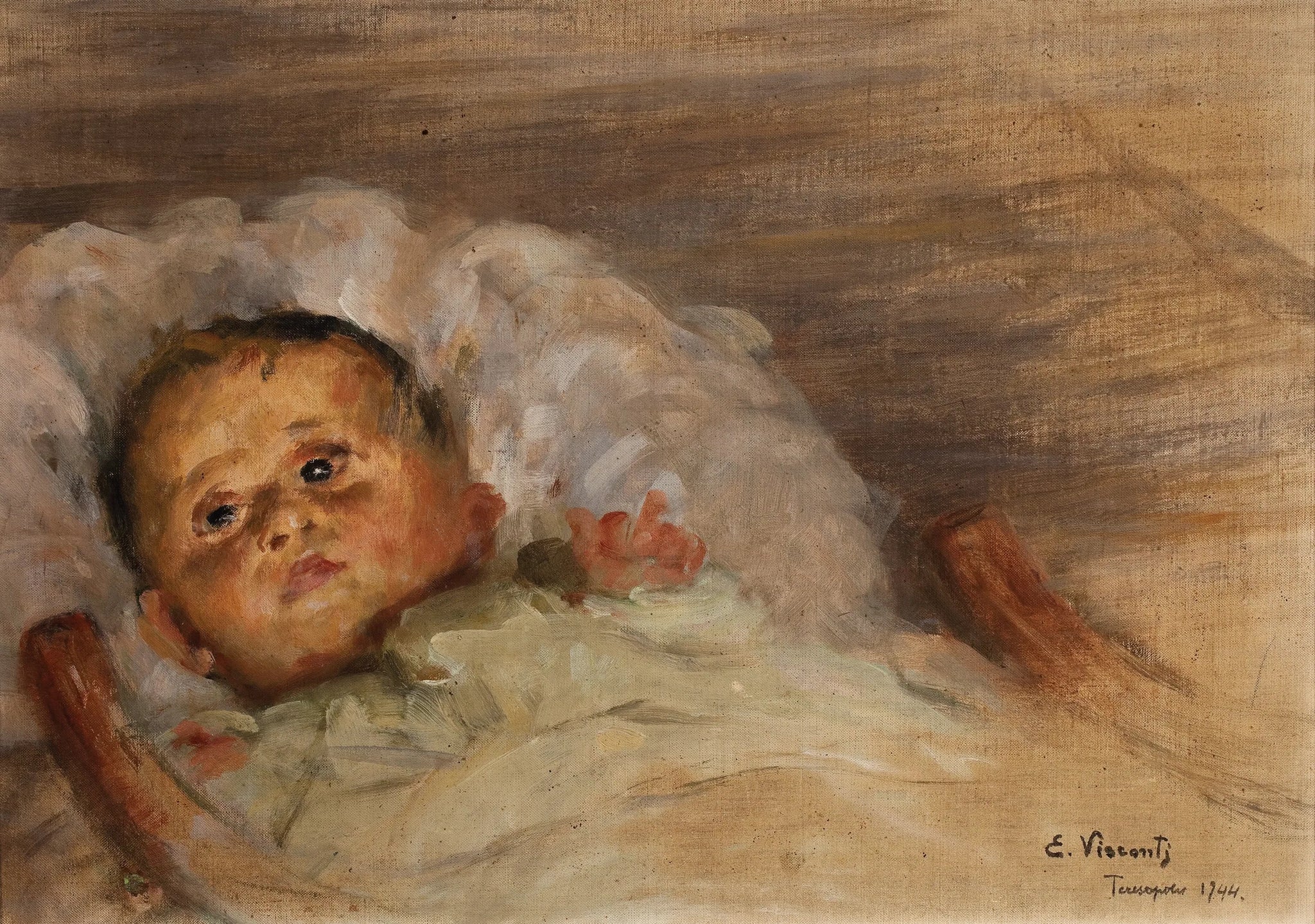 Mon netinho - Eliseu Visconti image 1 copie peinte à la main à l’huile
