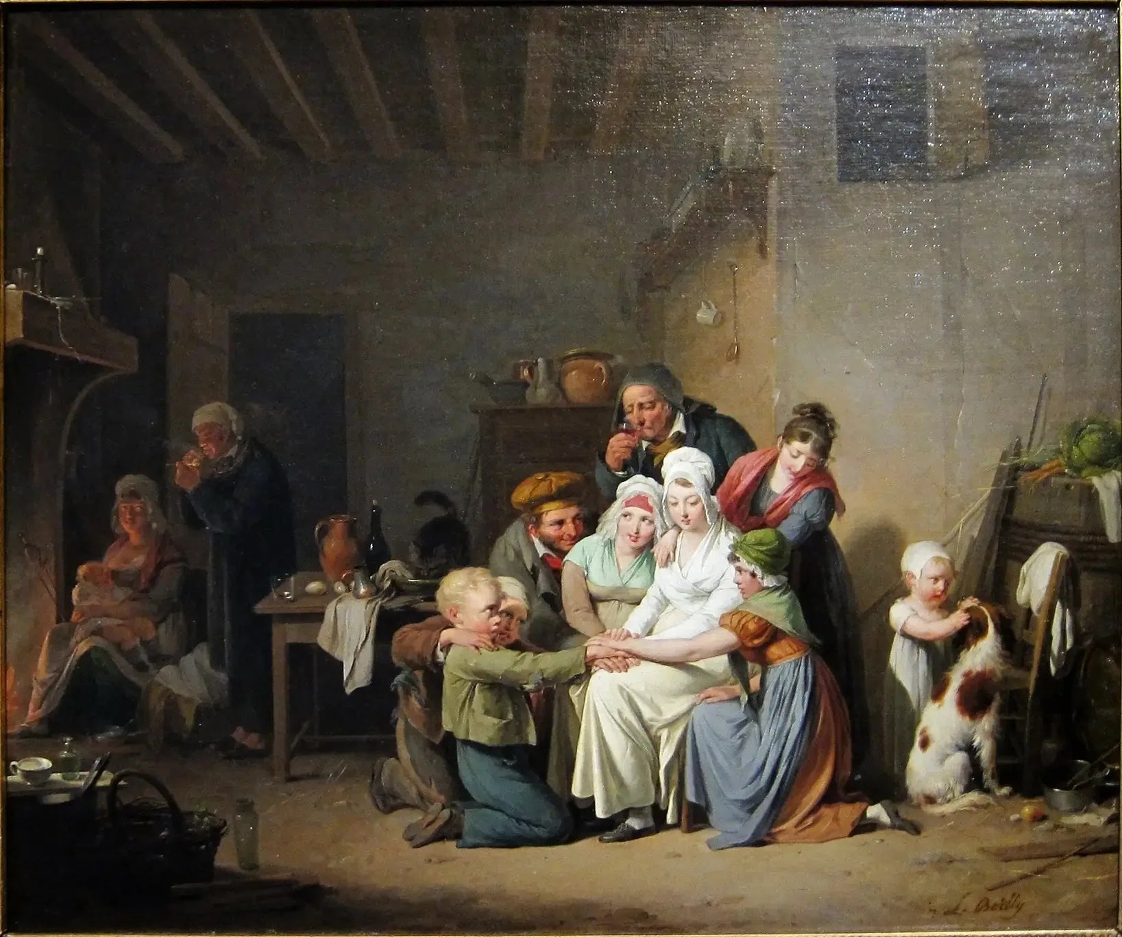 Mon pied de boeuf - Louis-Léopold Boilly image 1 reproduction réalisée par Alpha Reproduction