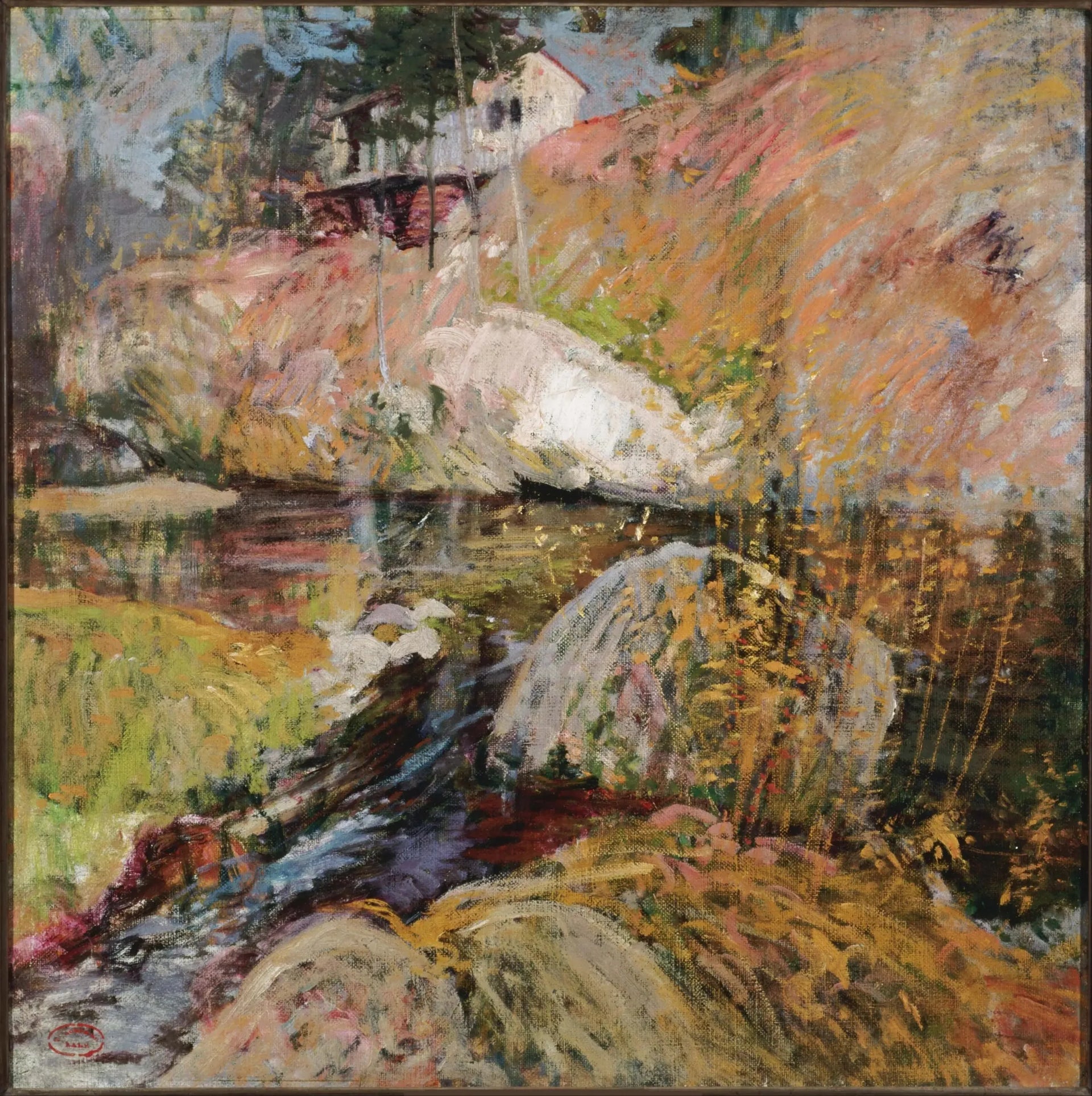 Mon studio d'été - John Henry Twachtman image 1 copie de tableau peinte à la main