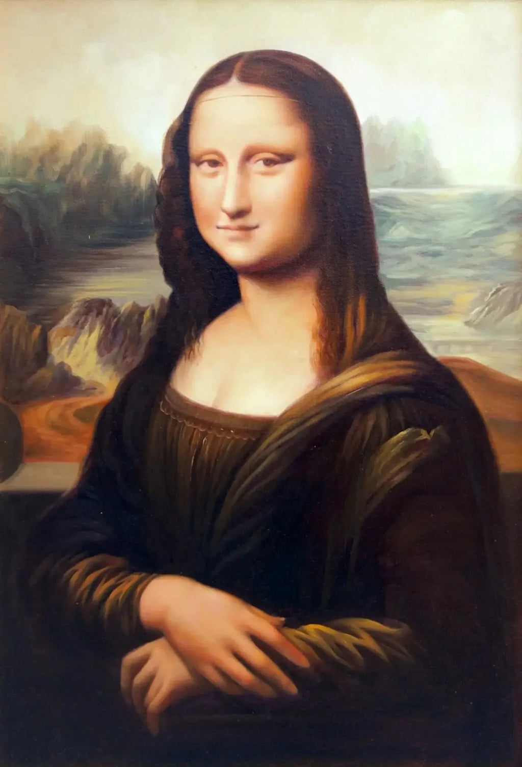 Mona Lisa - Alpha Reproduction | 45 X 65 cm image 1 copie peinte à la main à l’huile