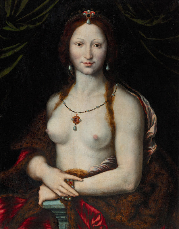 Monna Vanna Nuda - Joos van Cleve image 1 copie peinte à la main à l’huile