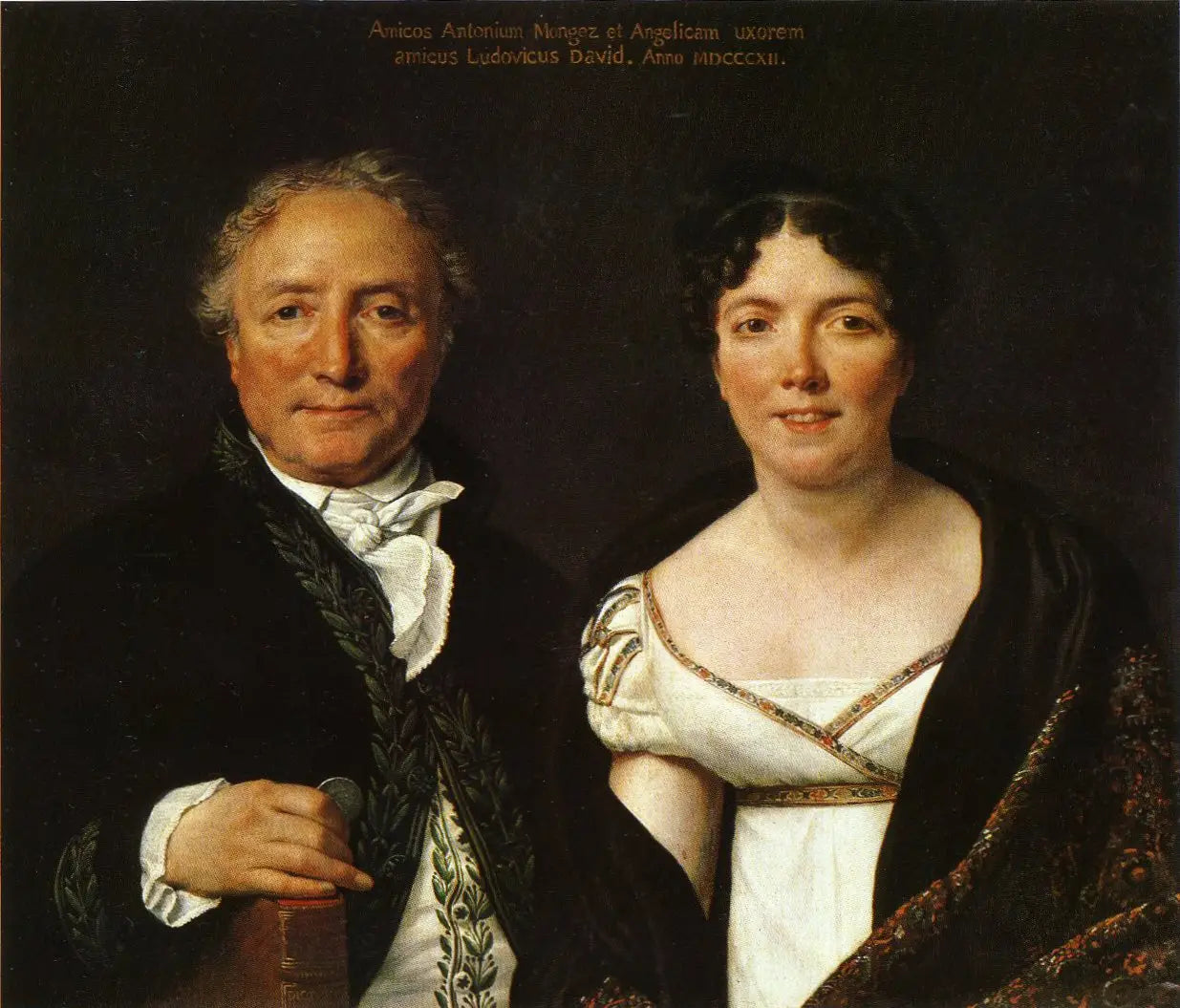 Monsieur et Madame Mongez - Jacques-Louis David image 1 copie peinte à la main à l’huile