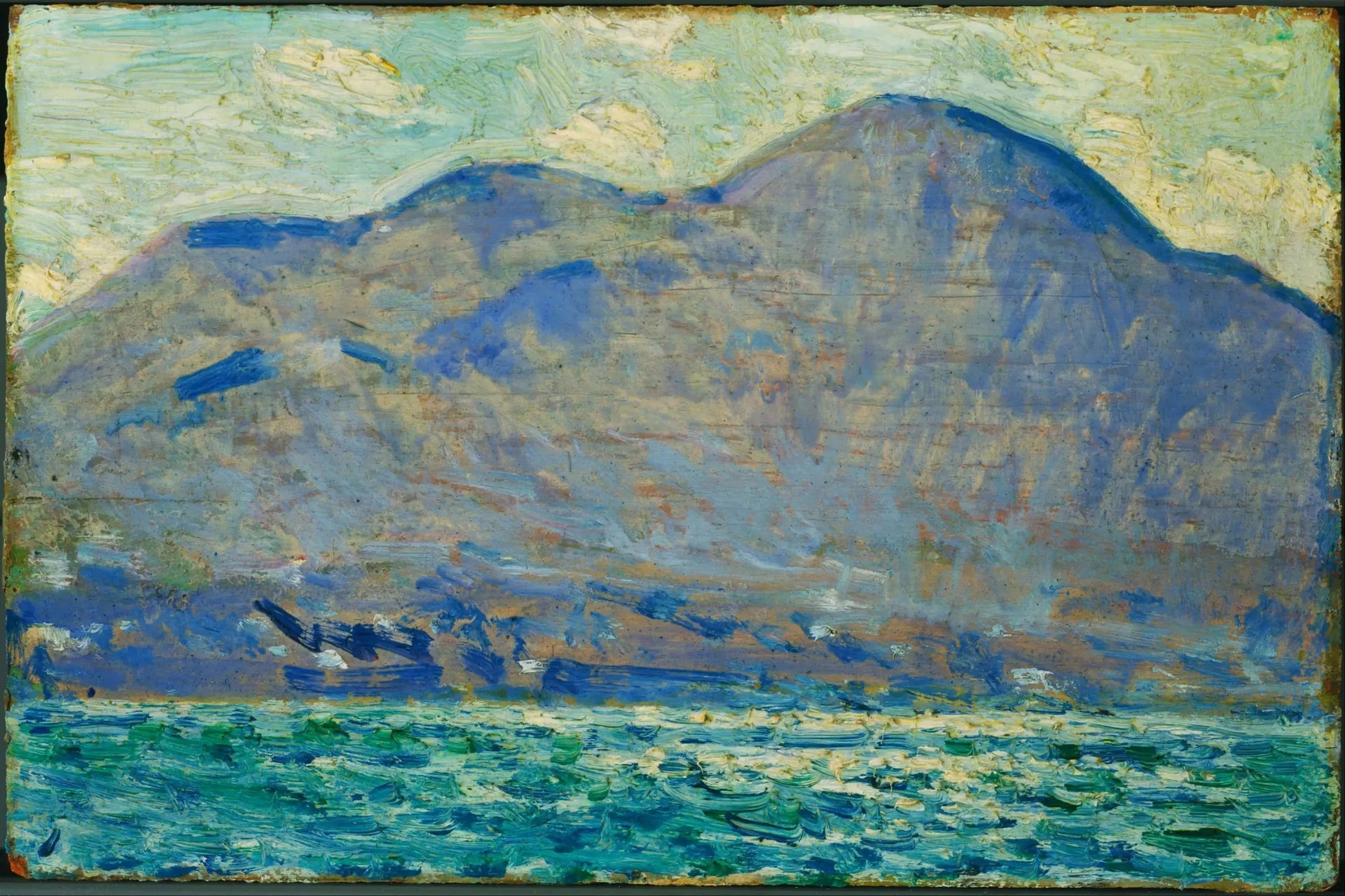 Mont Beacon à Newburgh - Childe Hassam image 1 reproduction artisanale de tableau