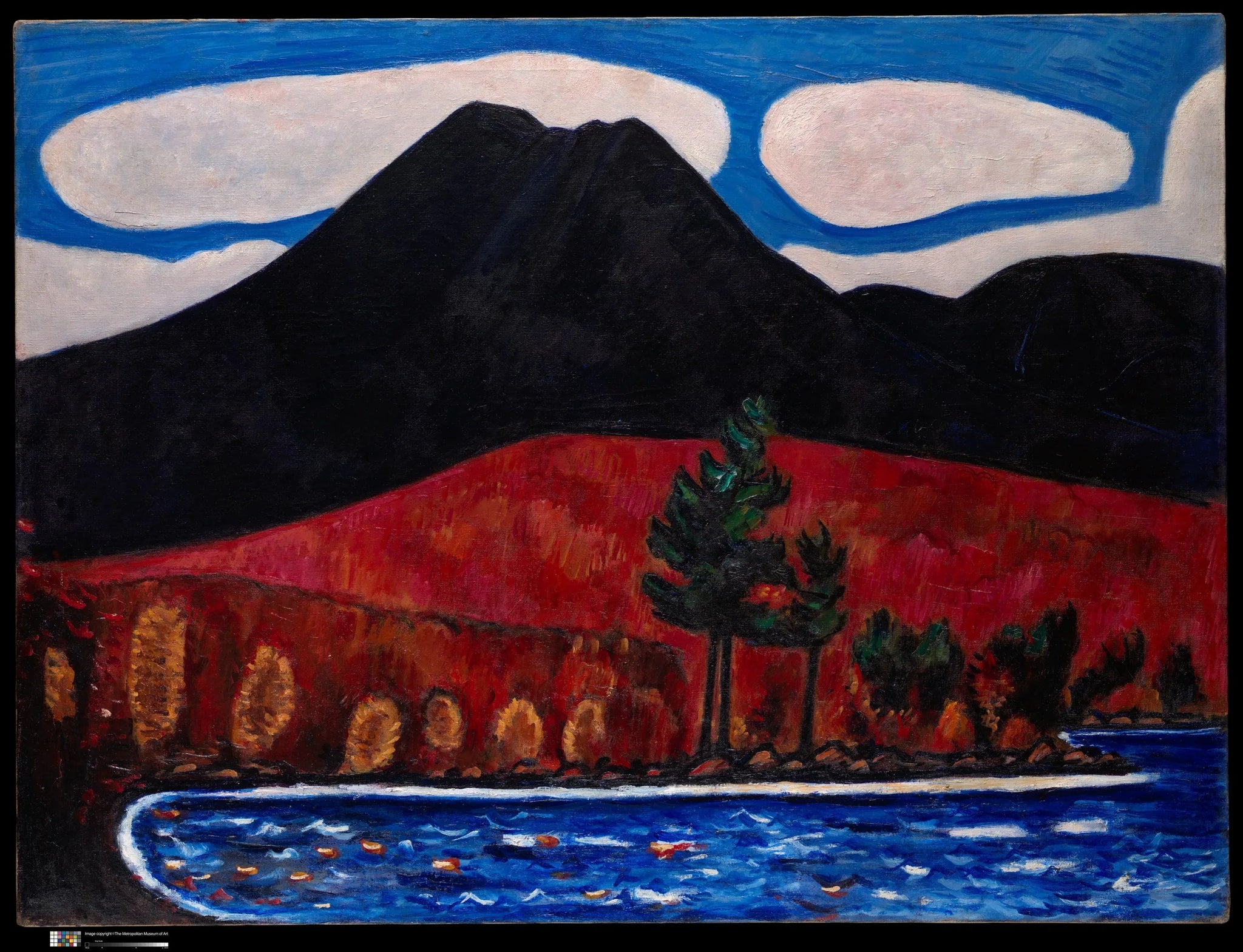 Mont Katahdin, Maine, n° 2 - Marsden Hartley image 1 reproduction réalisée par Alpha Reproduction