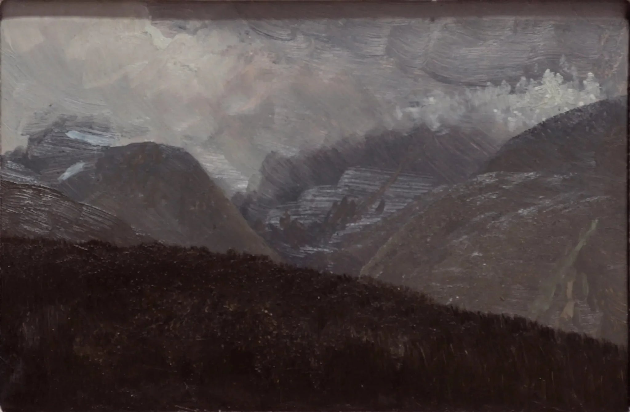 Montagnes Blanches, New Hampshire - Albert Bierstadt image 1 reproduction artisanale de tableau