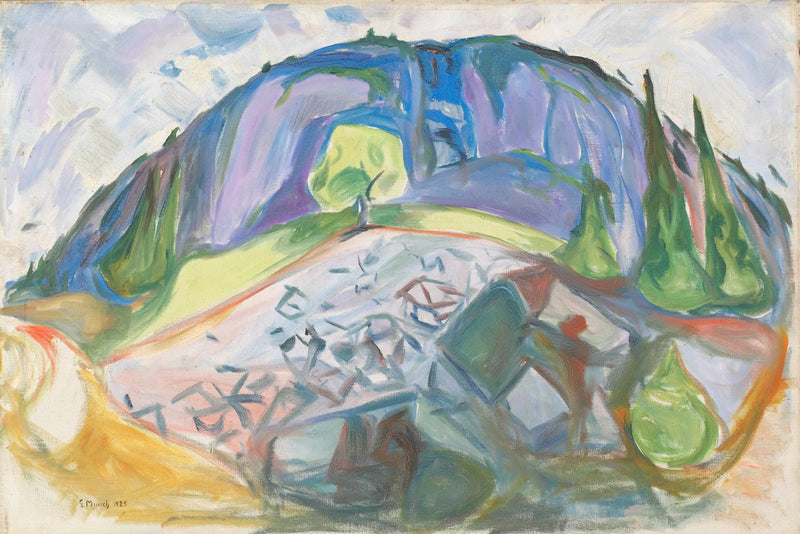 Montagnes - Edvard Munch