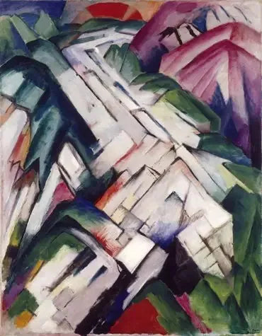 montagnes - Franz Marc